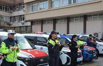 Sinop’ta emniyet ve jandarmaya 19 yeni araç tahsis edildi