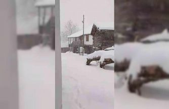 Sinop’ta kar yağışı: Yüksek kesimlerde 30 santime ulaştı