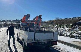 Sinop’ta ’kürekli’ tuzlama çalışması