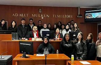 Sinop’ta öğrenciler adaletin işleyişini yerinde gözlemledi