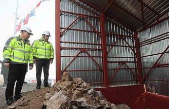 Sivas’ın en büyük taş ocağında üretime başlandı