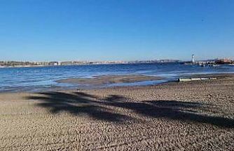 Tekirdağ’da deniz 20 metre çekildi