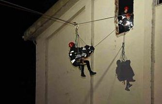 Tekirdağ’da gerçeğini aratmayan arama kurtarma tatbikatı