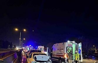 Tekirdağ’da zincirleme kaza: 2’si asker 5 yaralı