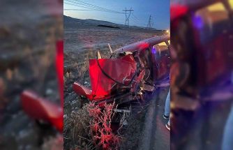 Tır ile otomobil çarpıştı: 1 yaralı