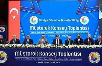 TOBB Başkanı Hisarcıklıoğlu: "İş dünyası olarak her şartta üretmeye, istihdam sağlamaya, ihracat yapmaya kararlıyız"