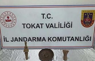 Tokat’ta jandarmadan tarihi miras operasyonu