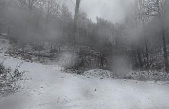 Tokat’ta kesimlerinde kar yağışı etkili oldu