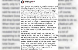 Trump’tan Demokratlara Epstein uyarısı: "Çoğu masum birçok arkadaşlarının itibarı zedelenecek"