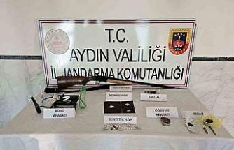 Üç ilçede eş zamanlı uyuşturucu baskını: 3 gözaltı