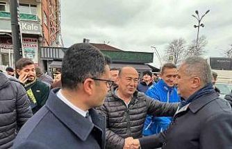 Umre yolcuları dualarla uğurlandı