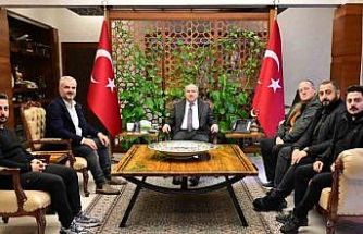 Vali Ali Fidan Düzceli gazetecileri ağırladı