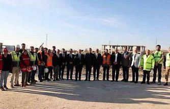 Vali Coşkun, Denizli OSB’nin yeni arıtma tesisi şantiyesini inceledi