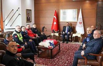 Vali Hacıbektaşoğlu, AFAD’ın 16. kuruluş yıl dönümünde kurum temsilcilerini kabul etti