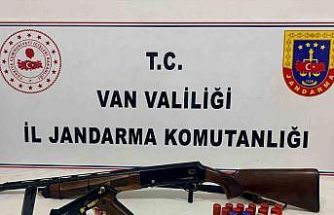 Van’da silah ele geçirildi