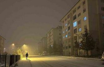 Van’da yoğun kar yağışı
