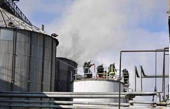 Yağ fabrikasında yangın