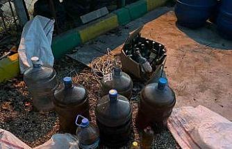 Yeni yıl öncesi 6 ton sahte alkol ele geçirildi