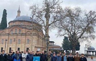 Yıldırımlı gençlerden tarihi yolculuk