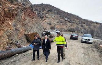 Yıllardır bitmeyen yolda çalışmalar sürüyor