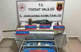 Yozgat’ta kaçak kazı yaparken suçüstü yakalandı