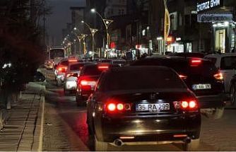 Yüksekova’da trafik çileye döndü