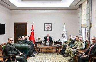 5’inci Kolordu Komutanı Tümgeneral Aksoytürk ve beraberindeki heyet Kırklareli’nde