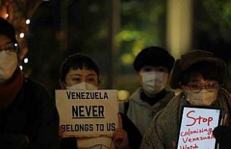 ABD’nin Venezuela saldırısı Tokyo’da protesto edildi