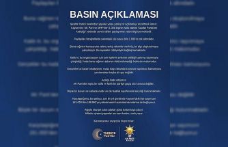 AK Parti Kayseri İl Başkanlığı: "AK Parti’den toplu bir istifa ve farklı bir partiye geçiş söz konusu değildir"