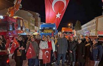 AK Parti ve MHP’den Türk bayrağına destek etkinliği
