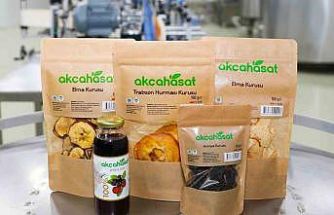 Akçaabat’ın meyve sebze fabrikasının ürünleri market raflarında yerini aldı