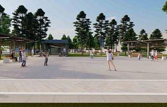 Alanyurt meydan düzenlemesi için çalışmalar başladı