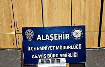 Alaşehir’de 23 bin 750 adet kaçak makaron ele geçirildi