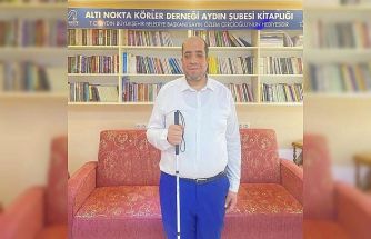 Altı Nokta Körler Derneği Aydın Şube Başkanı Özen: "Beyaz baston özgürlüktür"