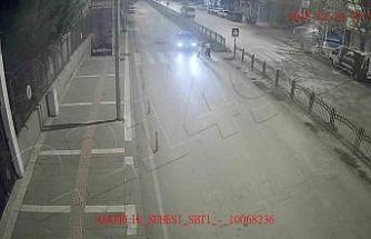 Amasya’da trafik kazaları kamerada