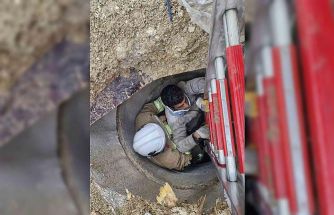 Antakya’da kuyuya düşen vatandaş yaralandı