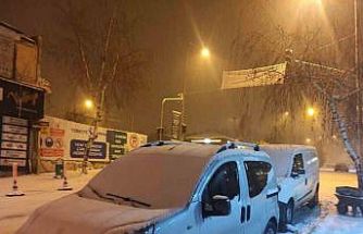 Ardahan’da kar yağışı etkili oldu