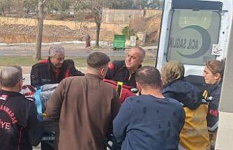 Asansör boşluğuna düşen şahıs kurtarıldı