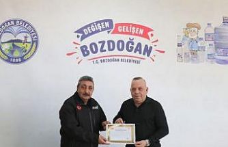 Aydın Valiliği’nden Bozdoğan Belediyesi’ne teşekkür