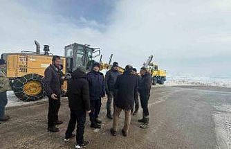 Aydıntepe’de Kış Festivali öncesi yol açma çalışmaları yapılıyor