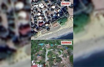 Ayvacık’ta 63 kaçak yapı yıkıldı