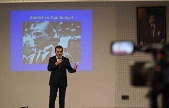 Babüroğlu Atatürk ve Cumhuriyet değerlerini anlattı