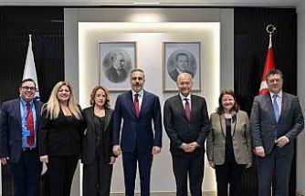 Bakan Fidan, BM Mülteciler Yüksek Komiseri Salih ile görüştü