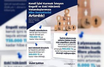 Bakan Işıkhan: "Engelli ve eski hükümlü vatandaşlarımıza yönelik uyguladığımız hibe desteğini artırdık"