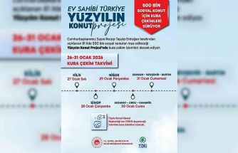 Bakan Kurum: "Bugüne kadar 32 şehirde 121 bin 265 konutun hak sahibi belli oldu"