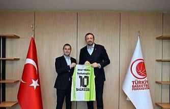 Balıkesir basketbolu için Başkan Ahmet Akın’dan TBF’ye önemli ziyaret