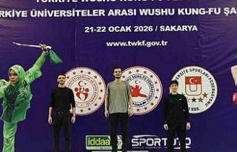BARÜ’lü öğrencilerden Üniversiteler Arası Wushu Türkiye Şampiyonası’nda 3 madalya