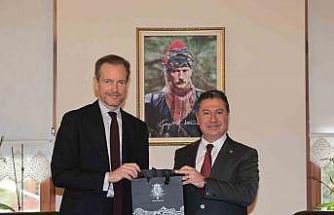 Başkan Aras Belçika Krallığı Ankara Büyükelçisini ağırladı