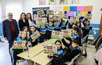 Başkan Arslan öğrencilerin karne sevincine ortak oldu