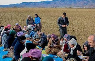 Başkan Arslan sarımsak işçileriyle bir araya geldi